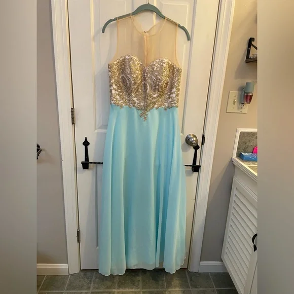 green emerald velvet dress Colette CL5105 Prom Dress - Red main image 0